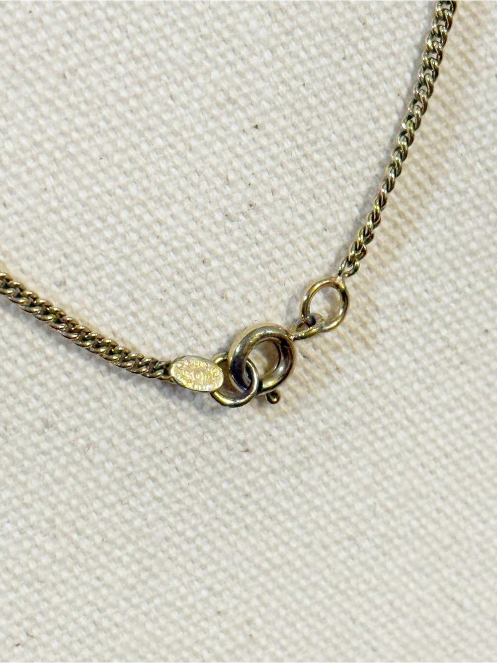 Chanel Vintage 24K Gold Plated Pink No.5 Rhinestone Pendant Necklace - Picture 12 of 16